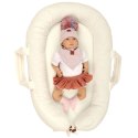 Hi Little One czapka z chustą komplet ALPACA BOHO Dark Pink S Pom Pom Hi Little One czapka z chustą komplet ALPACA BOHO Dark Pink S Pom Pom