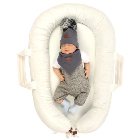 Hi Little One czapka z chustą komplet ALPACA BOHO IRON S Pom Pom Hi Little One czapka z chustą komplet ALPACA BOHO IRON S Pom Pom