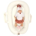 Hi Little One czapka z chustą komplet ALPACA BOHO White/Rust S Pom Pom Hi Little One czapka z chustą komplet ALPACA BOHO White/Rust S Pom Pom