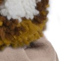 Hi Little One czapka zimowa niemowlęca ALPACA BOHO Cafe Latte/Brown M Pom Pom Hi Little One czapka zimowa niemowlęca ALPACA BOHO Cafe Latte/Brown M Pom Pom