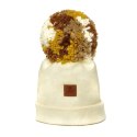 Hi Little One czapka zimowa niemowlęca ALPACA BOHO Ivory/Brown M Pom Pom Hi Little One czapka zimowa niemowlęca ALPACA BOHO Ivory/Brown M Pom Pom