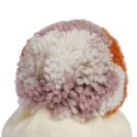 Hi Little One czapka zimowa niemowlęca ALPACA BOHO Ivory/Rust M Pom Pom Hi Little One czapka zimowa niemowlęca ALPACA BOHO Ivory/Rust M Pom Pom