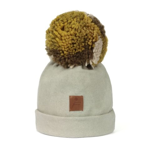 Hi Little One czapka zimowa niemowlęca ALPACA BOHO Sage M Pom Pom Hi Little One czapka zimowa niemowlęca ALPACA BOHO Sage M Pom Pom
