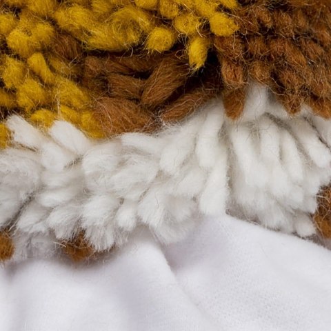 Hi Little One czapka zimowa niemowlęca ALPACA BOHO White/Brown M Pom Pom Hi Little One czapka zimowa niemowlęca ALPACA BOHO White/Brown M Pom Pom