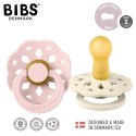 BIBS BOHEME 2-PACK IVORY & BLOSSOM M Smoczek Uspokajający kauczuk Hevea BIBS BOHEME 2-PACK IVORY & BLOSSOM M Smoczek Uspokajający kauczuk Hevea