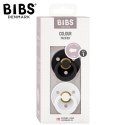 BIBS COLOUR 2-PACK BLACK & WHITE S Smoczek Uspokajający kauczuk Hevea BIBS COLOUR 2-PACK BLACK & WHITE S Smoczek Uspokajający kauczuk Hevea