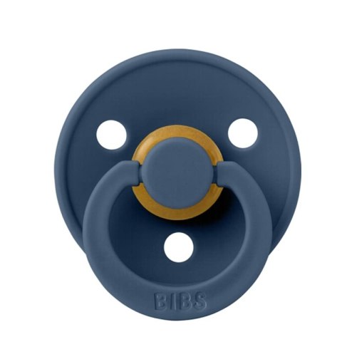 BIBS COLOUR 2-PACK DUSTY BLUE & STEEL BLUE S Smoczek Uspokajający kauczuk Hevea BIBS COLOUR 2-PACK DUSTY BLUE & STEEL BLUE S Smoczek Uspokajający kauczuk Hevea