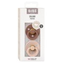 BIBS COLOUR ANATOMICAL 2-PACK BLUSH & WOODCHUCK S Smoczek ortodontyczny kauczuk Hevea BIBS COLOUR ANATOMICAL 2-PACK BLUSH & WOODCHUCK S Smoczek ortodontyczny kauczuk Hevea