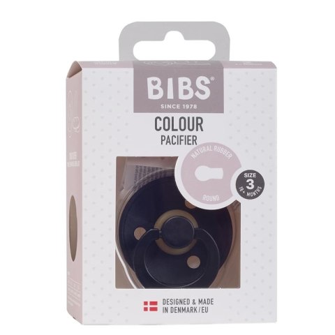 BIBS COLOUR BLACK L Smoczek Uspokajający kauczuk Hevea BIBS COLOUR BLACK L Smoczek Uspokajający kauczuk Hevea