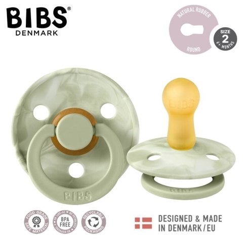 BIBS COLOUR TIE DYE 2-PACK SAGE IVORY & SAGE IVORY M Smoczek Uspokajający kauczuk Hevea BIBS COLOUR TIE DYE 2-PACK SAGE IVORY & SAGE IVORY M Smoczek Uspokajający kauczuk Hevea