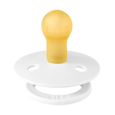 BIBS COLOUR WHITE S Smoczek Uspokajający kauczuk Hevea BIBS COLOUR WHITE S Smoczek Uspokajający kauczuk Hevea