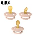 BIBS TRY-IT zestaw 3 szt smoczków niemowlęcych o różnych ustnikach BLUSH BIBS TRY-IT zestaw 3 szt smoczków niemowlęcych o różnych ustnikach BLUSH