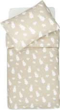 Pościel dziecięca 100x140cm Miffy&Snuffy Nougat Olive Green Jollein Pościel dziecięca 100x140cm Miffy&Snuffy Nougat Olive Green Jollein