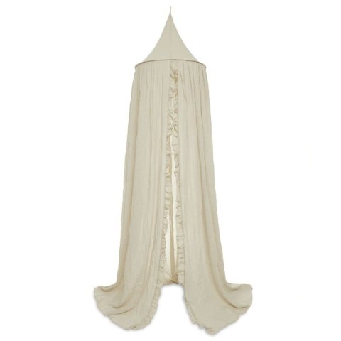 Baldachim nad łóżeczko Vintage 245 cm Vintage Ruffle Nougat Jollein Baldachim nad łóżeczko Vintage 245 cm Vintage Ruffle Nougat Jollein