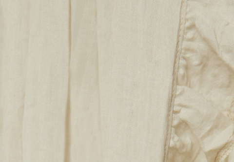Baldachim nad łóżeczko Vintage 245 cm Vintage Ruffle Nougat Jollein Baldachim nad łóżeczko Vintage 245 cm Vintage Ruffle Nougat Jollein