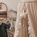 Baldachim nad łóżeczko Vintage 245 cm Vintage Ruffle Nougat Jollein Baldachim nad łóżeczko Vintage 245 cm Vintage Ruffle Nougat Jollein