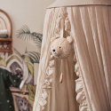 Baldachim nad łóżeczko Vintage 245 cm Vintage Ruffle Nougat Jollein Baldachim nad łóżeczko Vintage 245 cm Vintage Ruffle Nougat Jollein