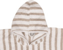 Ręcznik ponczo kąpielowe z kapturem 65x62 cm Stripe oliwkowy Jollein Ręcznik ponczo kąpielowe z kapturem 65x62 cm Stripe oliwkowy Jollein