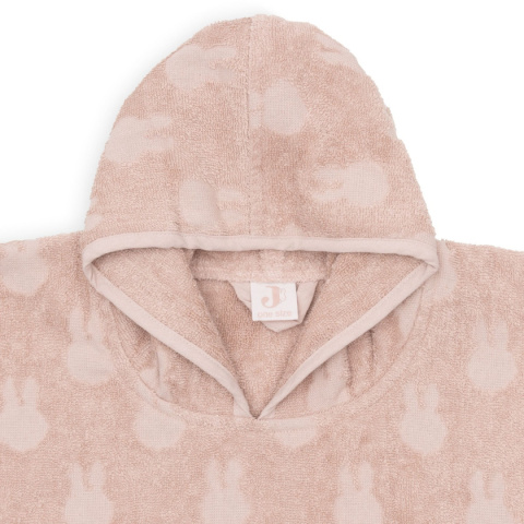 Ręcznik kąpielowy z kapturem 65x62cm Terry Miffy Jacquard - Wild Rose Jollein Ręcznik kąpielowy z kapturem 65x62cm Terry Miffy Jacquard - Wild Rose Jollein