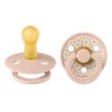 BIBS STUDIO COLOUR 2-PACK JASMINE BLUSH M Smoczek uspokajający kauczuk Hevea BIBS STUDIO COLOUR 2-PACK JASMINE BLUSH M Smoczek uspokajający kauczuk Hevea