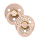 BIBS STUDIO COLOUR 2-PACK JASMINE BLUSH S Smoczek uspokajający kauczuk Hevea BIBS STUDIO COLOUR 2-PACK JASMINE BLUSH S Smoczek uspokajający kauczuk Hevea