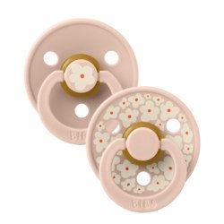 BIBS STUDIO COLOUR 2-PACK JASMINE BLUSH S Smoczek uspokajający kauczuk Hevea BIBS STUDIO COLOUR 2-PACK JASMINE BLUSH S Smoczek uspokajający kauczuk Hevea