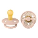 BIBS STUDIO COLOUR 2-PACK JASMINE BLUSH S Smoczek uspokajający kauczuk Hevea BIBS STUDIO COLOUR 2-PACK JASMINE BLUSH S Smoczek uspokajający kauczuk Hevea