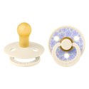 BIBS STUDIO COLOUR 2-PACK JASMINE IVORY S Smoczek uspokajający kauczuk Hevea BIBS STUDIO COLOUR 2-PACK JASMINE IVORY S Smoczek uspokajający kauczuk Hevea