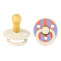 BIBS STUDIO COLOUR 2-PACK PIN IVORY & HUSH M Smoczek uspokajający kauczuk Hevea BIBS STUDIO COLOUR 2-PACK PIN IVORY & HUSH M Smoczek uspokajający kauczuk Hevea