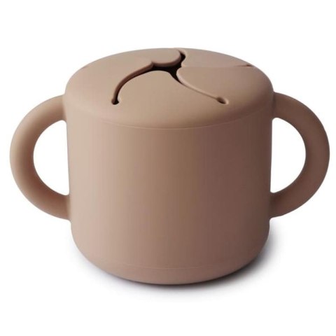 Mushie - Kubek niewysypek na przekąski SNACK CUP Natural Mushie - Kubek niewysypek na przekąski SNACK CUP Natural