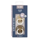 BIBS COLOUR 2-PACK VANILLA NIGHT & DARK OAK NIGHT L Smoczek Uspokajający kauczuk Hevea BIBS COLOUR 2-PACK VANILLA NIGHT & DARK OAK NIGHT L Smoczek Uspokajający kauczuk Hevea