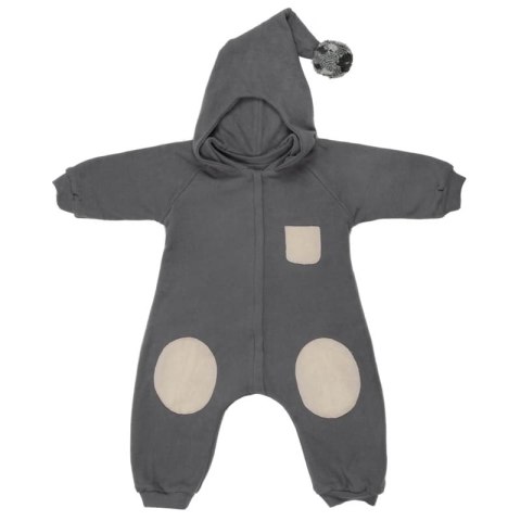 Hi Little One kombinezon całoroczny z kapturem TOG 2,0 OverSize BOHO Iron roz M Pom Pom Hi Little One kombinezon całoroczny z kapturem TOG 2,0 OverSize BOHO Iron roz M Pom Pom