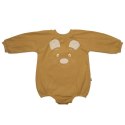 Hi Little One rampers dziecięcy MIŚ OverSize BOHO Mustard roz L Pom Pom Hi Little One rampers dziecięcy MIŚ OverSize BOHO Mustard roz L Pom Pom