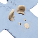 Hi Little One rampers niemowlęcy MIŚ OverSize BOHO Blue roz M Pom Pom Hi Little One rampers niemowlęcy MIŚ OverSize BOHO Blue roz M Pom Pom