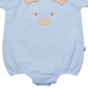 Hi Little One rampers niemowlęcy MIŚ OverSize BOHO Blue roz M Pom Pom Hi Little One rampers niemowlęcy MIŚ OverSize BOHO Blue roz M Pom Pom