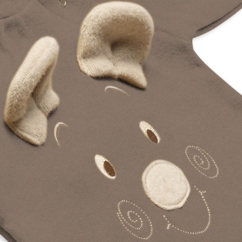 Hi Little One rampers niemowlęcy MIŚ OverSize BOHO Caffe Latte roz M Pom Pom Hi Little One rampers niemowlęcy MIŚ OverSize BOHO Caffe Latte roz M Pom Pom