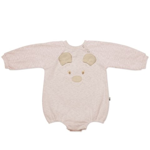 Hi Little One rampers niemowlęcy MIŚ OverSize BOHO Dark Pink roz M Pom Pom Hi Little One rampers niemowlęcy MIŚ OverSize BOHO Dark Pink roz M Pom Pom