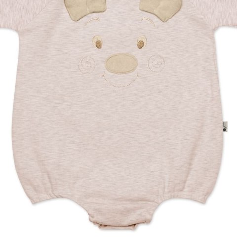 Hi Little One rampers niemowlęcy MIŚ OverSize BOHO Dark Pink roz M Pom Pom Hi Little One rampers niemowlęcy MIŚ OverSize BOHO Dark Pink roz M Pom Pom