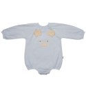 Hi Little One rampers niemowlęcy MIŚ OverSize BOHO Grey roz S Pom Pom Hi Little One rampers niemowlęcy MIŚ OverSize BOHO Grey roz S Pom Pom