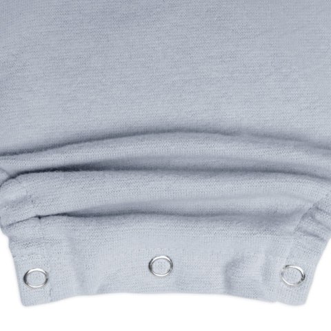 Hi Little One rampers niemowlęcy MIŚ OverSize BOHO Grey roz S Pom Pom Hi Little One rampers niemowlęcy MIŚ OverSize BOHO Grey roz S Pom Pom