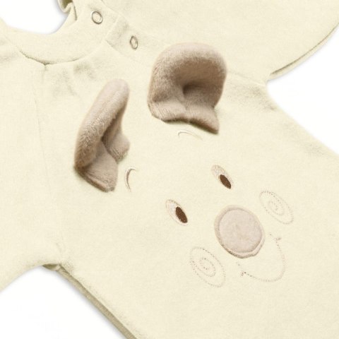 Hi Little One rampers niemowlęcy MIŚ OverSize BOHO Ivory roz M Pom Pom Hi Little One rampers niemowlęcy MIŚ OverSize BOHO Ivory roz M Pom Pom