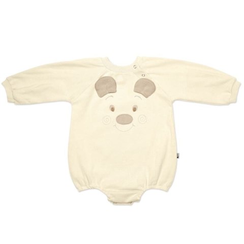 Hi Little One rampers niemowlęcy MIŚ OverSize BOHO Ivory roz S Pom Pom Hi Little One rampers niemowlęcy MIŚ OverSize BOHO Ivory roz S Pom Pom