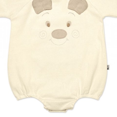 Hi Little One rampers niemowlęcy MIŚ OverSize BOHO Ivory roz S Pom Pom Hi Little One rampers niemowlęcy MIŚ OverSize BOHO Ivory roz S Pom Pom