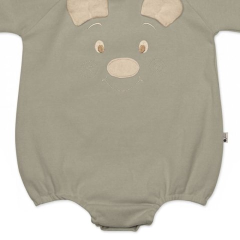 Hi Little One rampers niemowlęcy MIŚ OverSize BOHO Sage roz S Pom Pom Hi Little One rampers niemowlęcy MIŚ OverSize BOHO Sage roz S Pom Pom