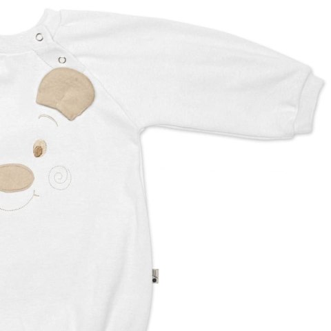 Hi Little One rampers niemowlęcy MIŚ OverSize BOHO White roz S Pom Pom Hi Little One rampers niemowlęcy MIŚ OverSize BOHO White roz S Pom Pom
