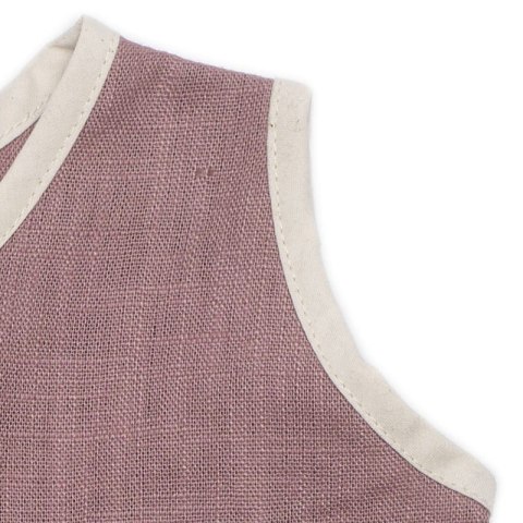 Hi Little One bluzeczka i bloomersy z lnu BOHO LEO Mauve roz M Pom Pom Hi Little One bluzeczka i bloomersy z lnu BOHO LEO Mauve roz M Pom Pom