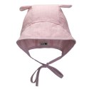 Hi Little One bonetka niemowlęca z daszkiem i uszkami BOHO LEO Rose roz M Pom Pom Hi Little One bonetka niemowlęca z daszkiem i uszkami BOHO LEO Rose roz M Pom Pom