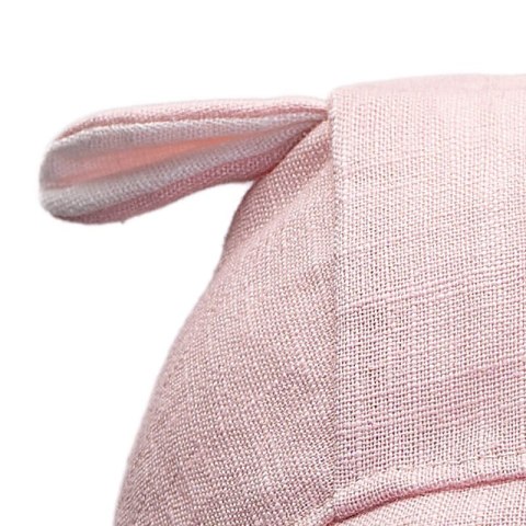 Hi Little One bonetka niemowlęca z daszkiem i uszkami BOHO LEO Rose roz M Pom Pom Hi Little One bonetka niemowlęca z daszkiem i uszkami BOHO LEO Rose roz M Pom Pom