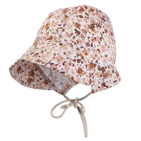 Hi Little One bonetka przeciwsłoneczna z daszkiem BOHO FLOPI Cognac roz S Pom Pom Hi Little One bonetka przeciwsłoneczna z daszkiem BOHO FLOPI Cognac roz S Pom Pom