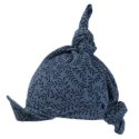 Hi Little One chustka z daszkiem BOHO LEAF Jeans Pom Pom Hi Little One chustka z daszkiem BOHO LEAF Jeans Pom Pom